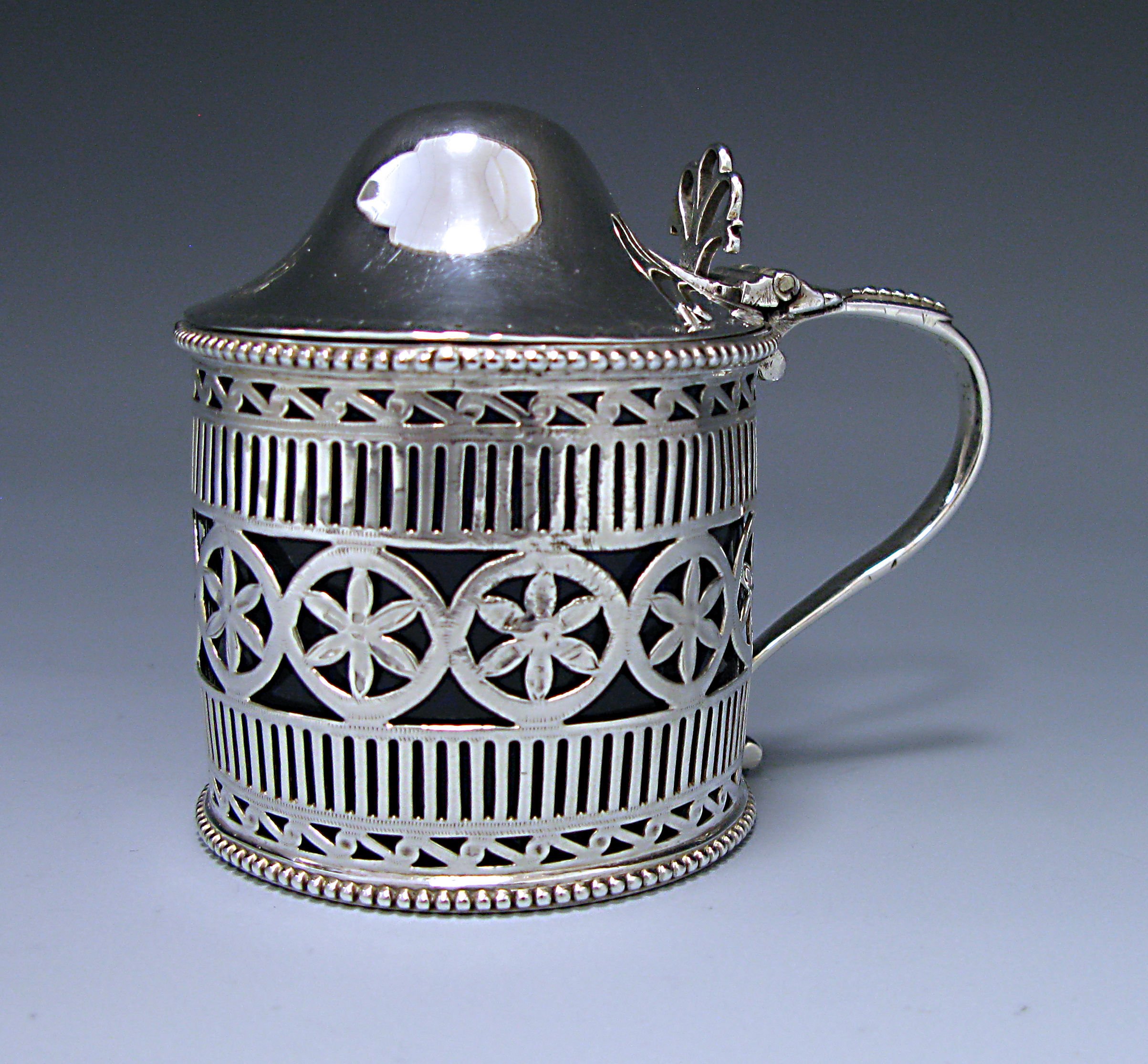 A George III Antique Sterling Silver Mustard 1