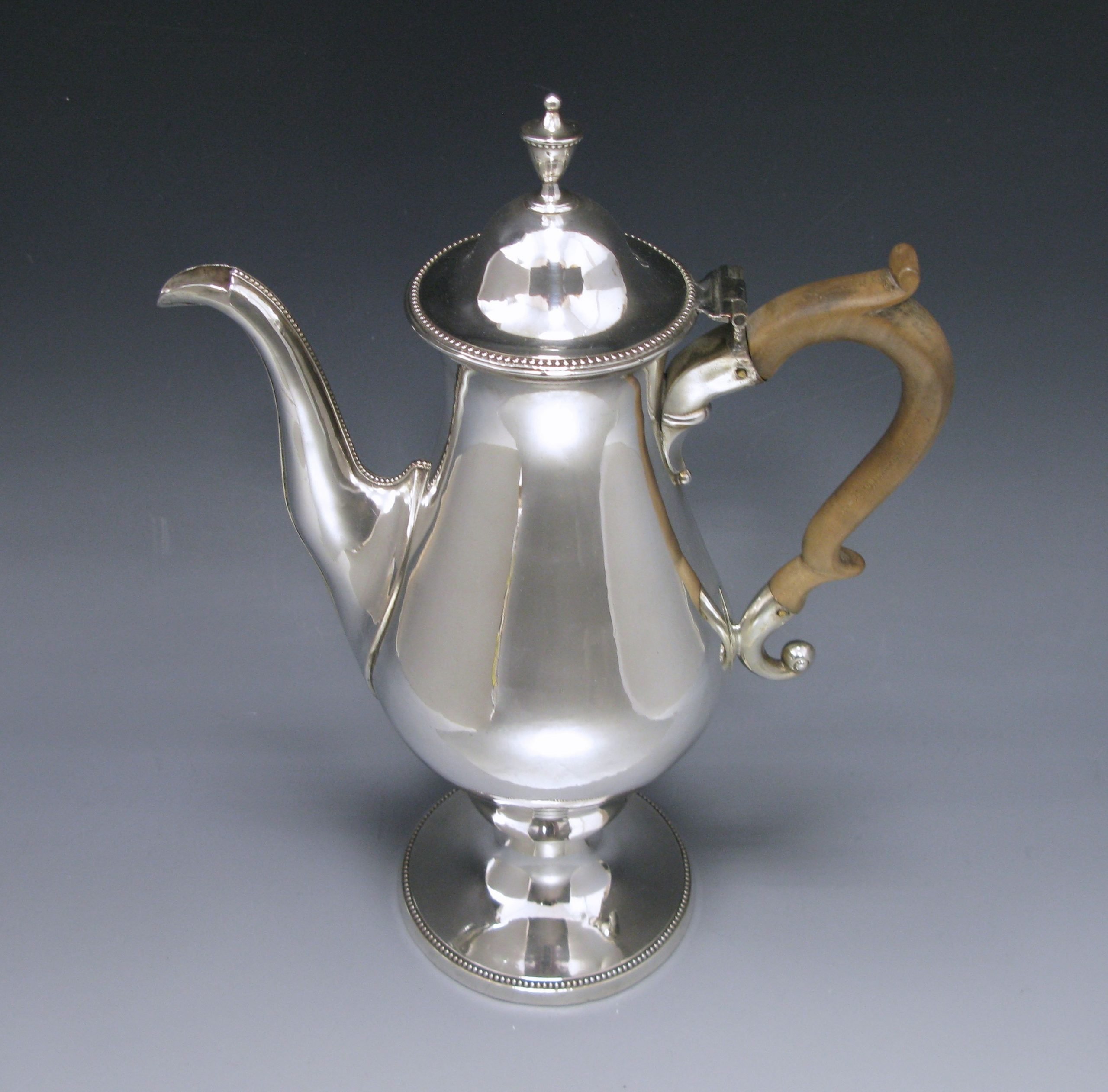 A George III Sheffield Plate coffee pot