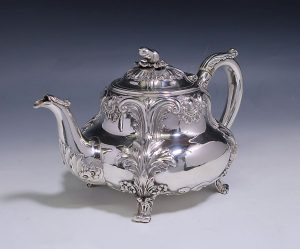 Antique Sterling Silver Teapot made in 1839