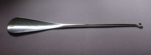 Antique Silver Victorian Shoehorn and Button Hook made in 1896