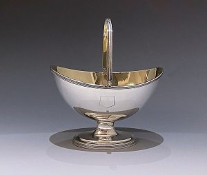 Antique Silver George III Basket made in 1794