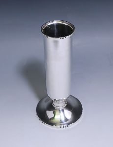 Sterling Silver Elizabeth II Vase made in 1952