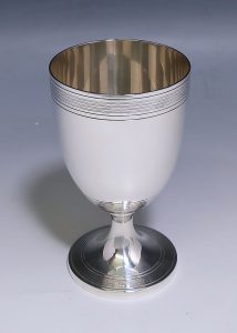 Sterling Silver Elizabeth II Goblet made in 1996