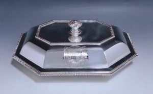 Antique Silver George III Entree Dish made in 1794