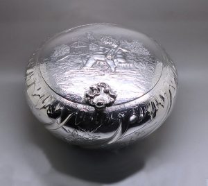 Antique Silver Victorian Box made in 1893