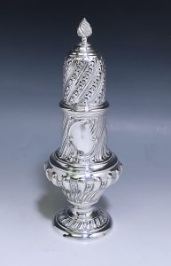 Antique Silver Edwardian Sugar Caster made in 1904